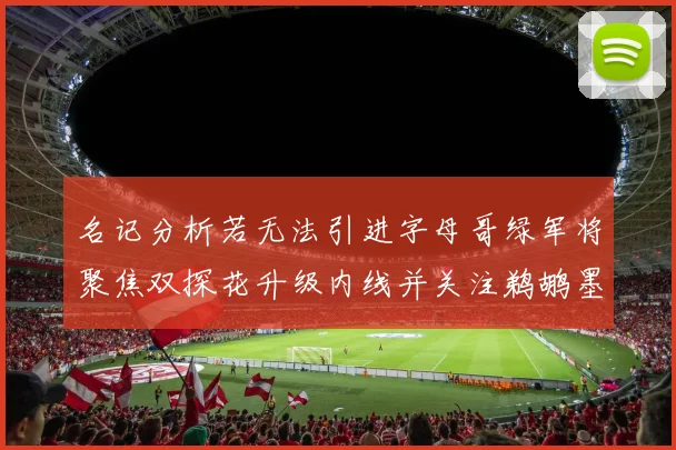 名记分析若无法引进字母哥绿军将聚焦双探花升级内线并关注鹈鹕墨菲